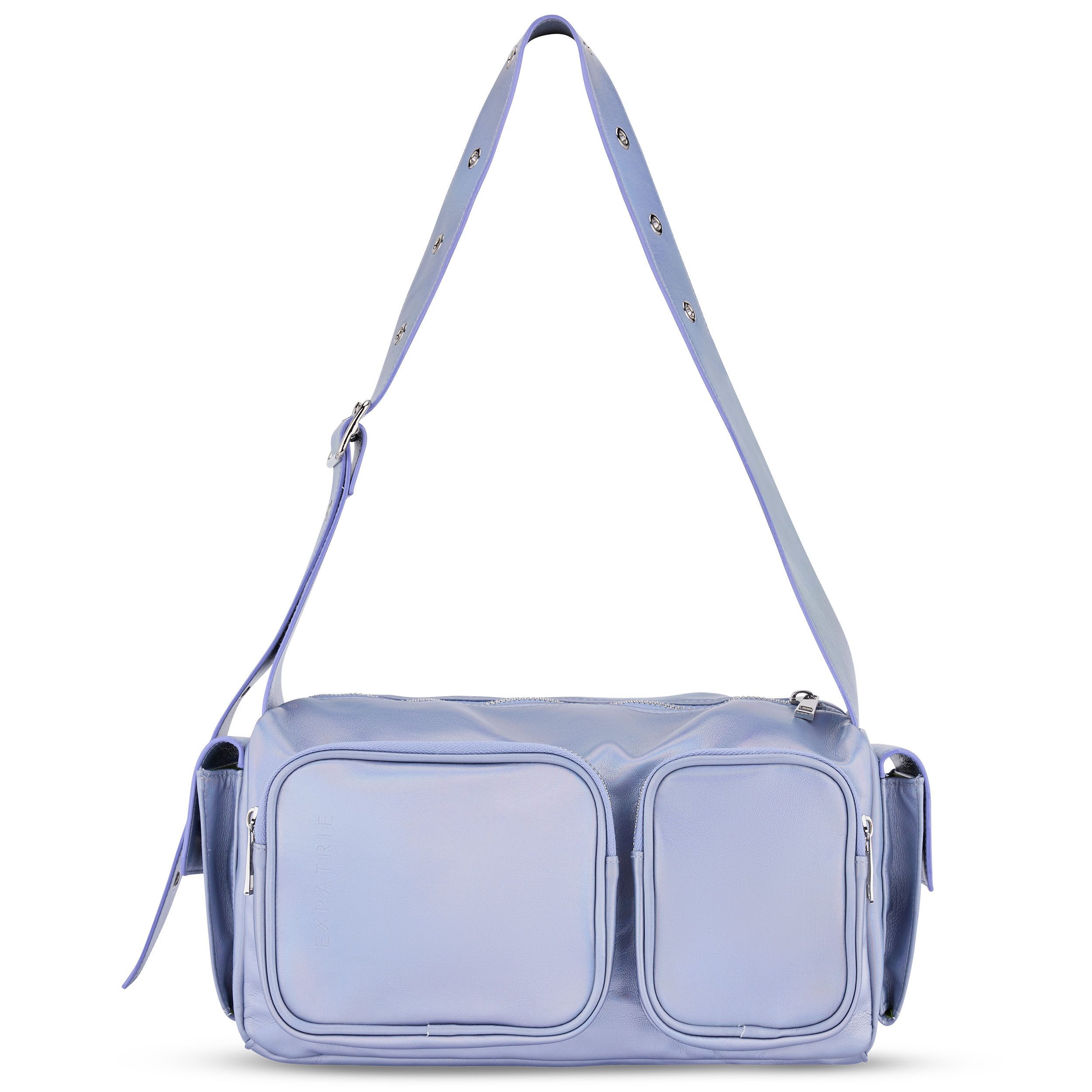 Expatrié Schultertasche Stella Schultertasche für Damen Y2K (1-tlg), Retro Metallic Handtasche, viele Taschen & Fächer, Wasserabweisend