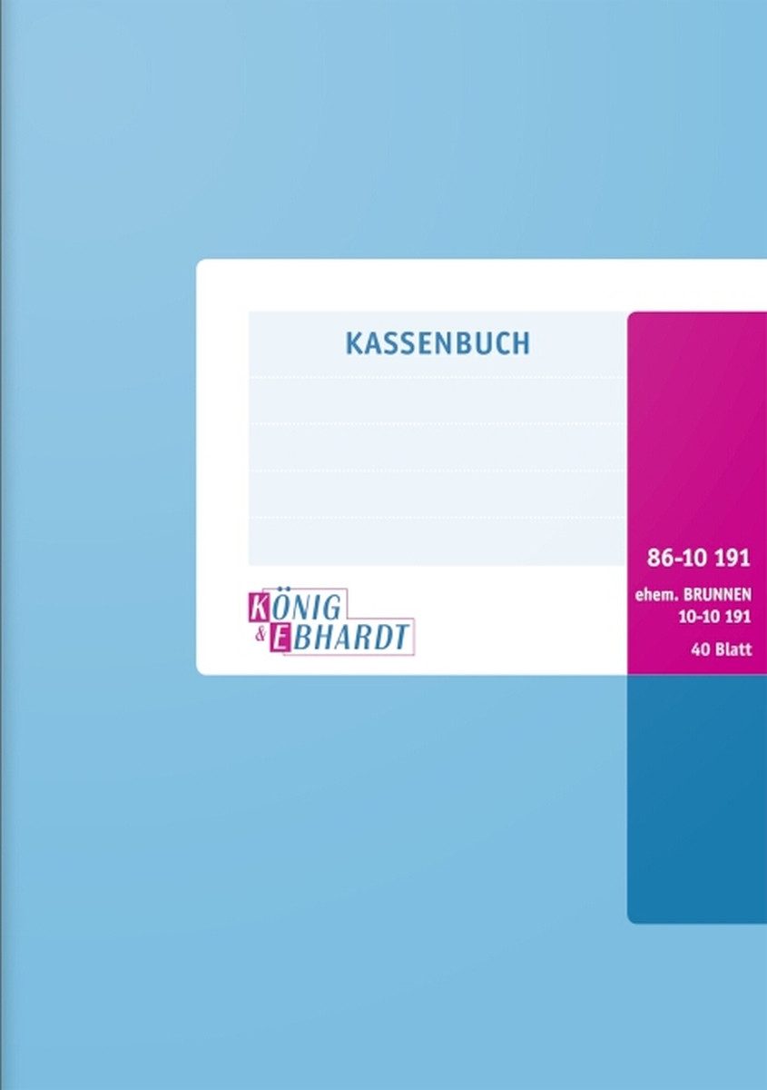 Notizbuch Kassenbuch A5 40 Blatt kartoniert