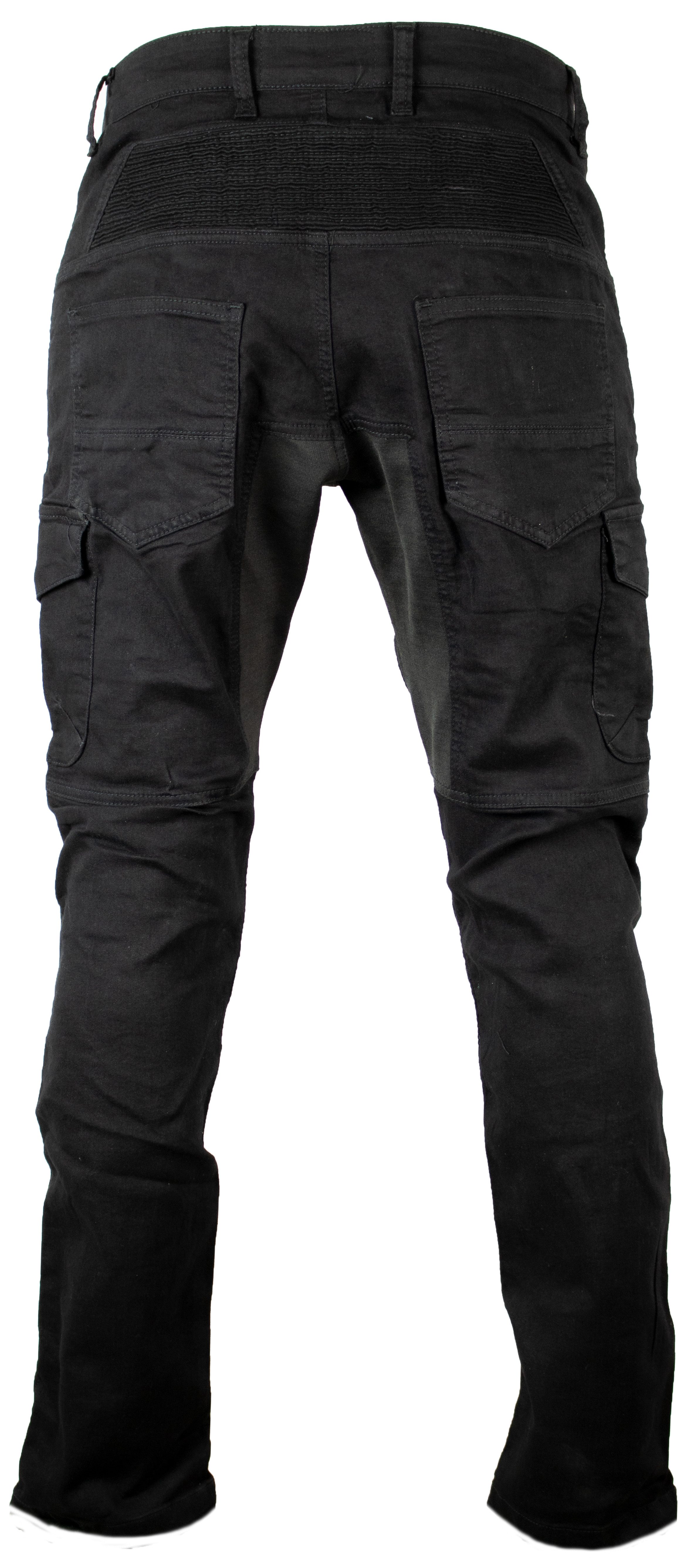 MDM Motorradhose Herren Motorrad Jeans mit Protektoren, Cargo Biker Hose – Bild 3 von 3