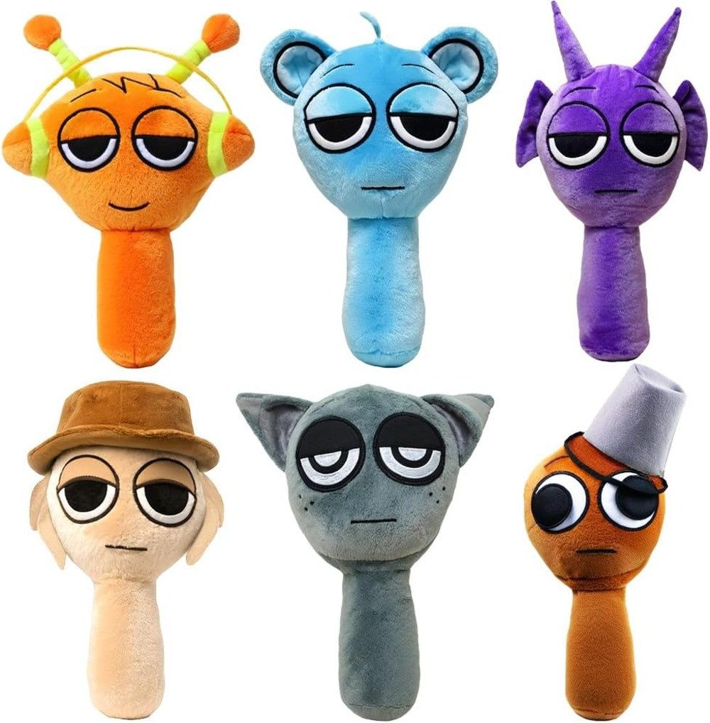 Wiztex Kuscheltier Sprunki Plüschfigur 20 cm günstig online kaufen
