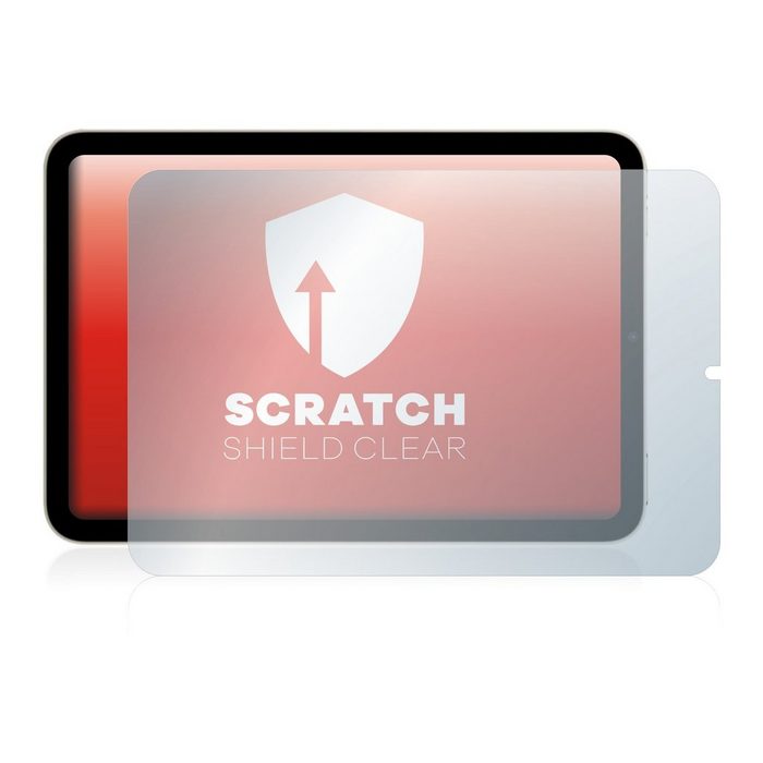 upscreen Schutzfolie für Apple iPad Mini 6 WiFi Cellular 2021 (im Querformat 6. Gen) Displayschutzfolie Folie klar Anti-Scratch Anti-Fingerprint