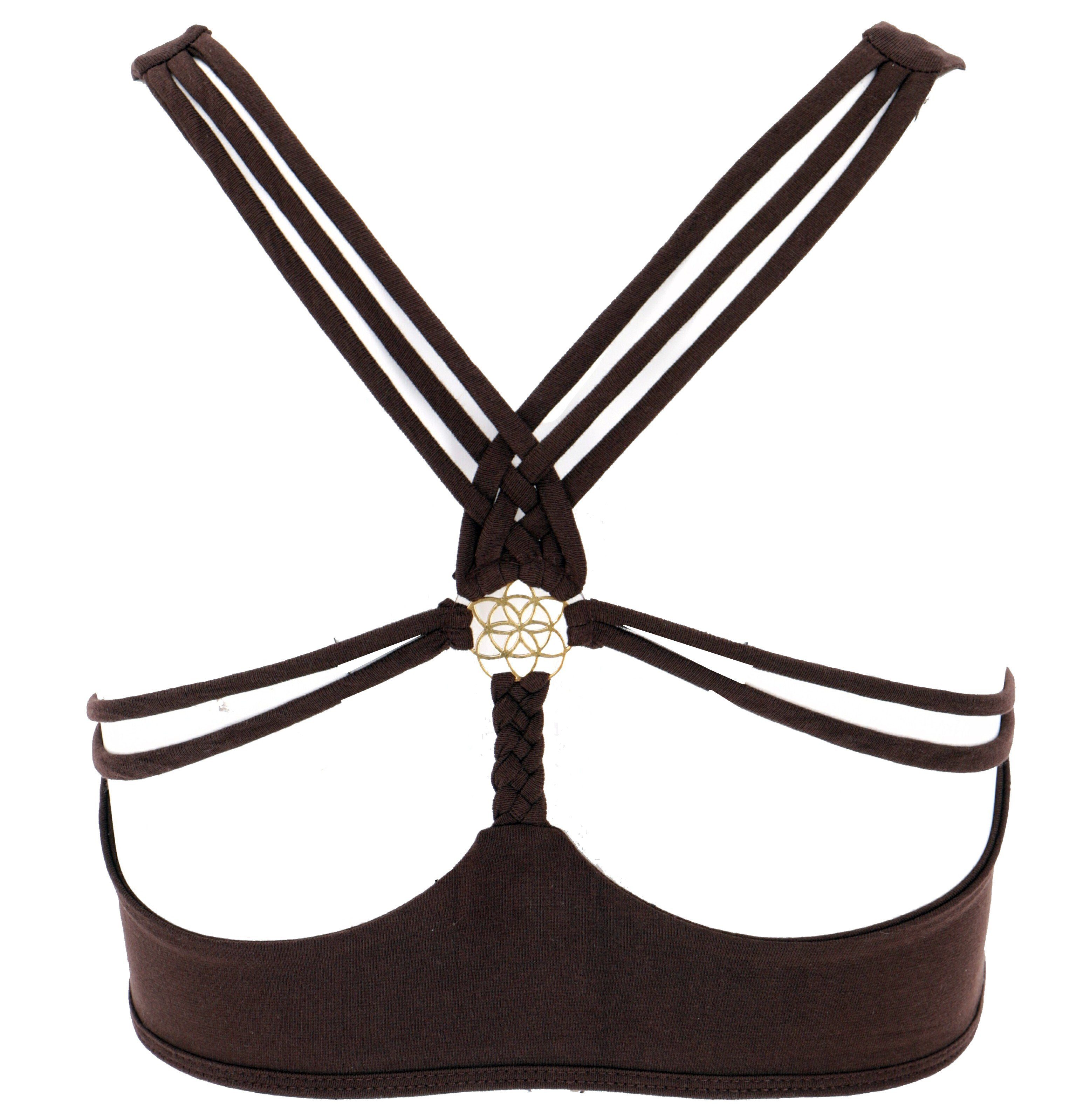 Guru-Shop T-Shirt Goa Psytrance Bikini Top, Boho Top, Pixi Top,.. Festival, günstig online kaufen