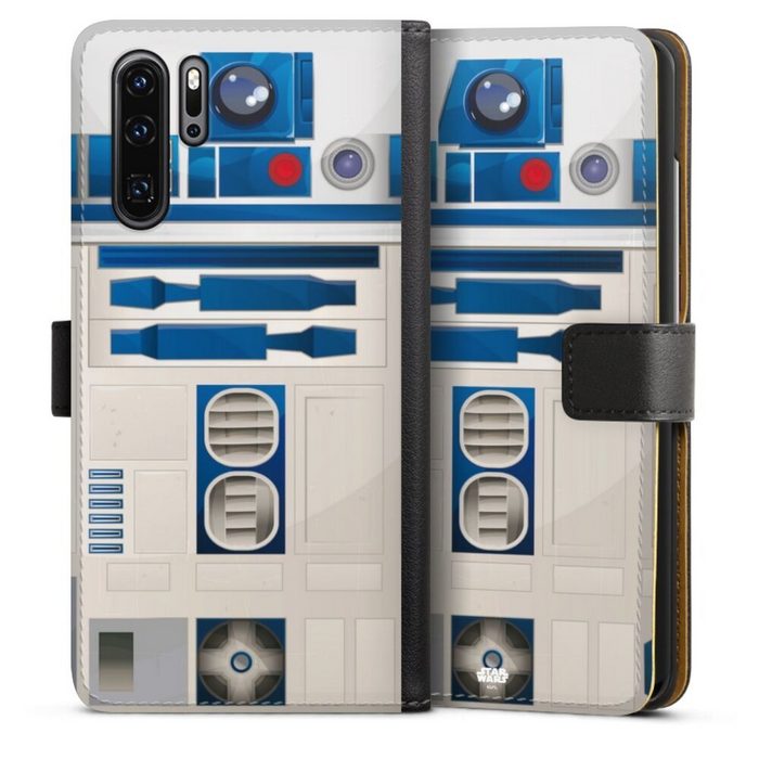 DeinDesign Handyhülle Star Wars R2D2 Fanartikel R2D2 Closeup - Star Wars Huawei P30 Pro Hülle Handy Flip Case Wallet Cover Handytasche Leder