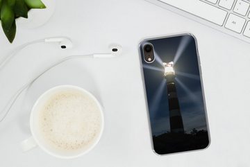 MuchoWow Handyhülle Leuchtturm von Ameland in der Abenddämmerung, Handyhülle Apple iPhone XR, Smartphone-Bumper, Print, Handy