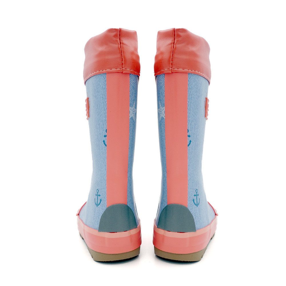 MAXIMO Gummistiefel Seestern Stulpe, Jerseyfutter, Fotoprint, Reflekt 3M Gummistiefel (2-tlg)