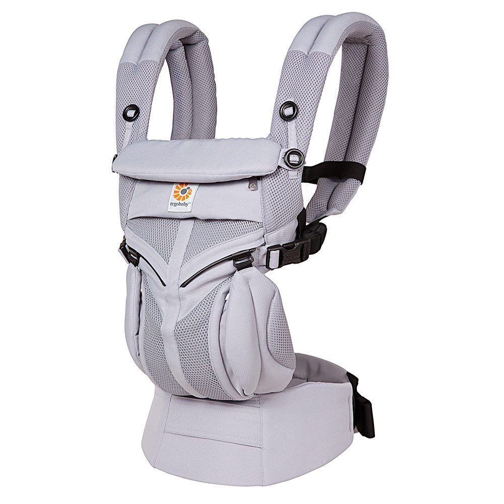 Ergobaby Babytrage »Omni 360 Cool Air Mesh Lilac Grey«, Bauchtrage, Rückentrage (4