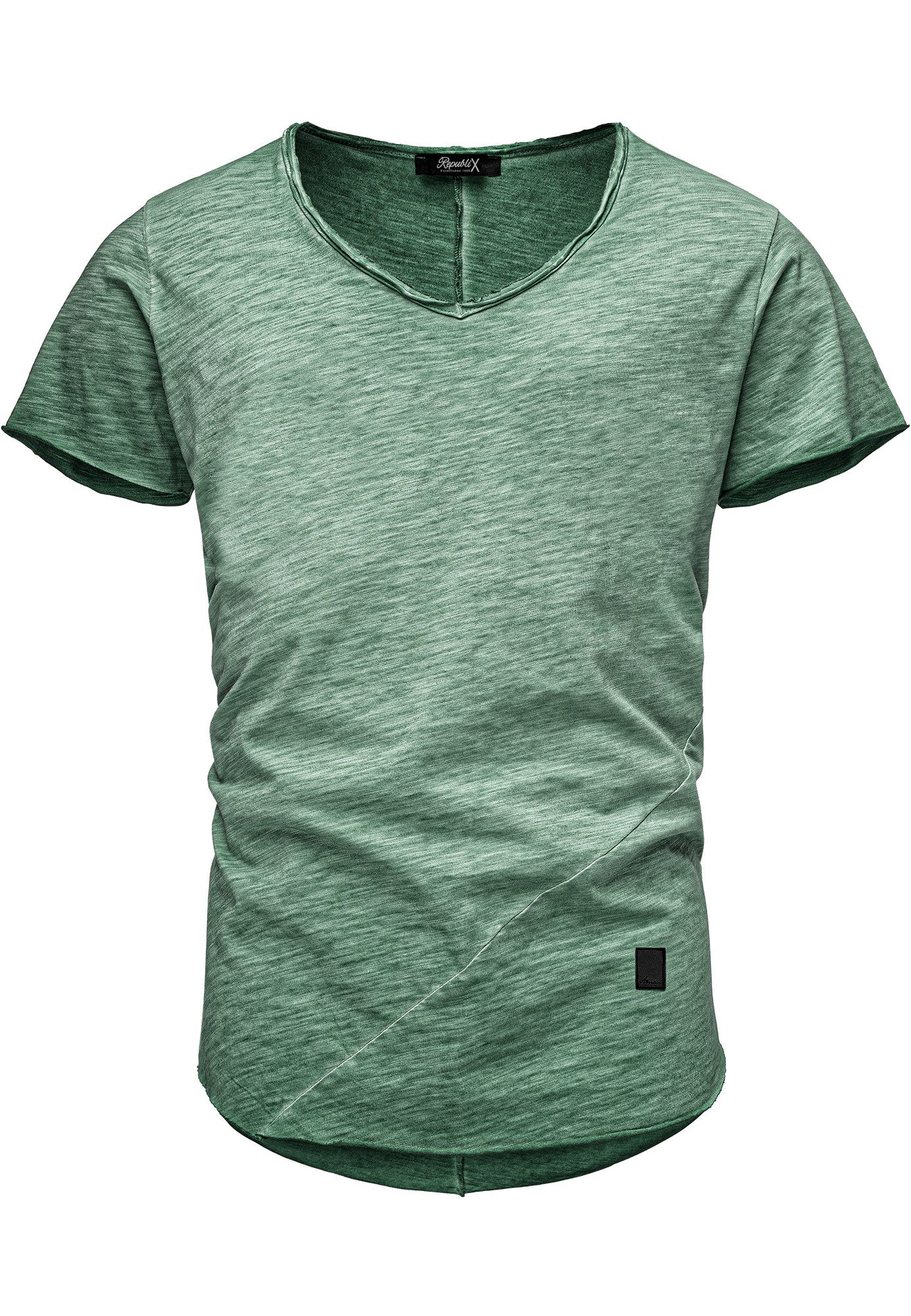 REPUBLIX T-Shirt AVA Herren Vintage Oversize günstig online kaufen