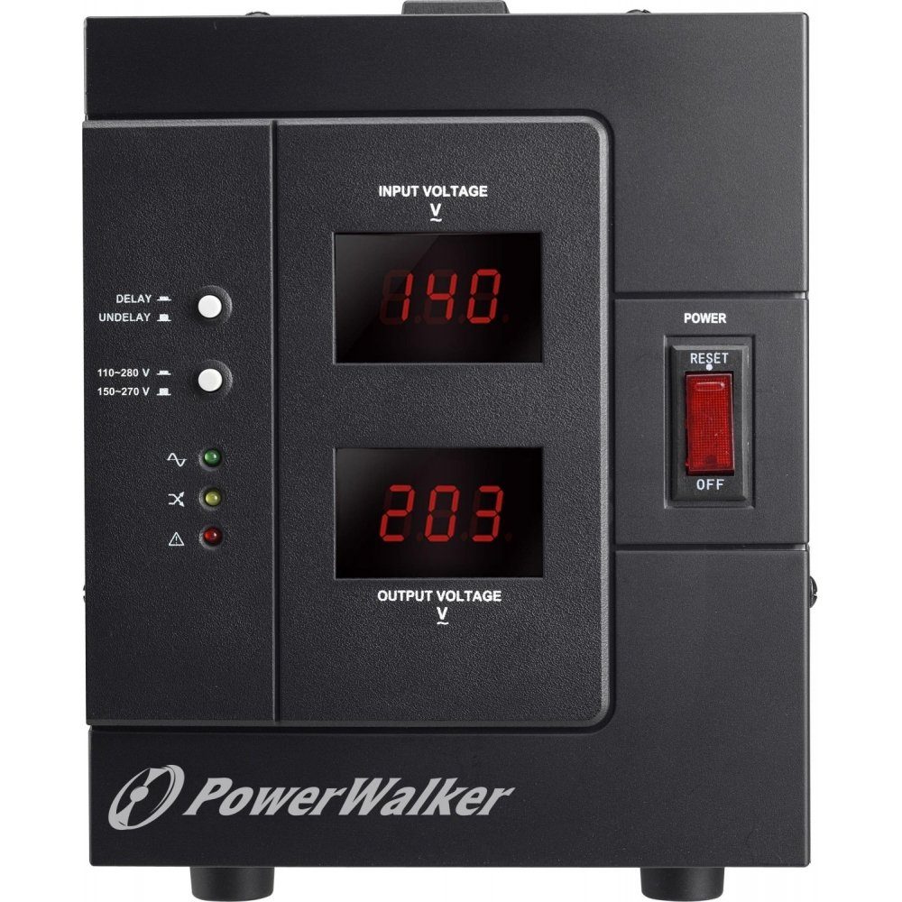 BlueWalker Spannungswandler PowerWalker AVR 3000 SIV FR - Spannungsregler - schwarz