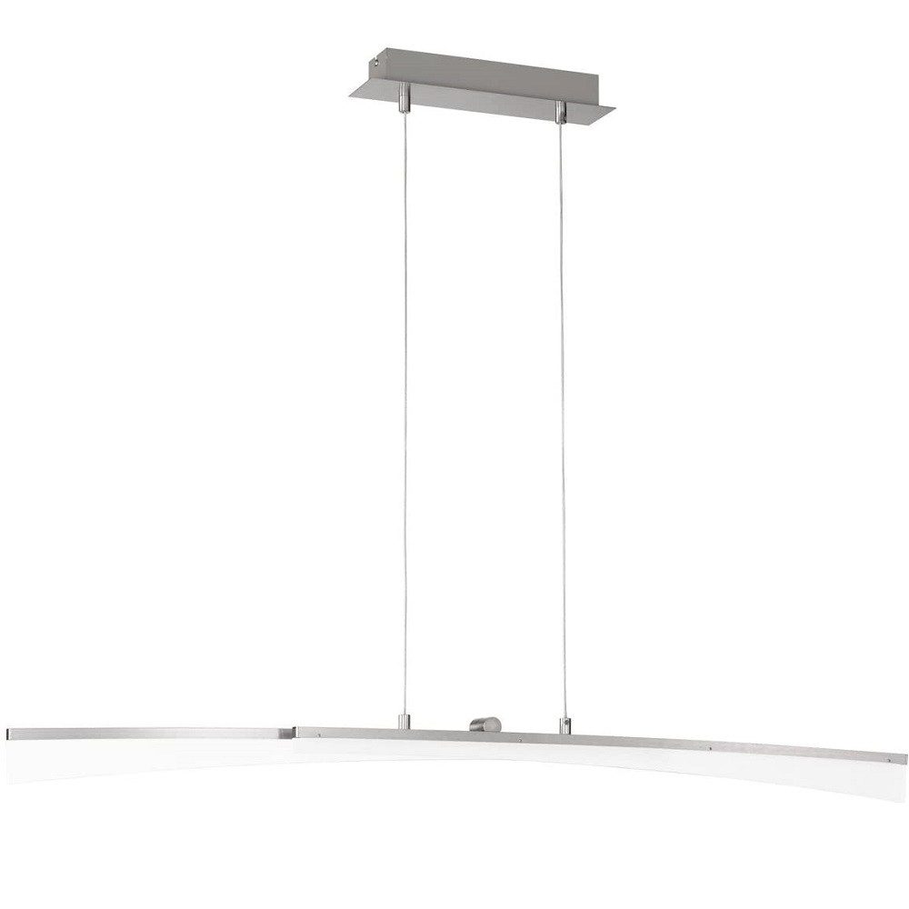 WOFI Deckenleuchten 7148.02.64.6000 CONSELL LED Pendelleuchte 12,5W 900W 3000K chrom