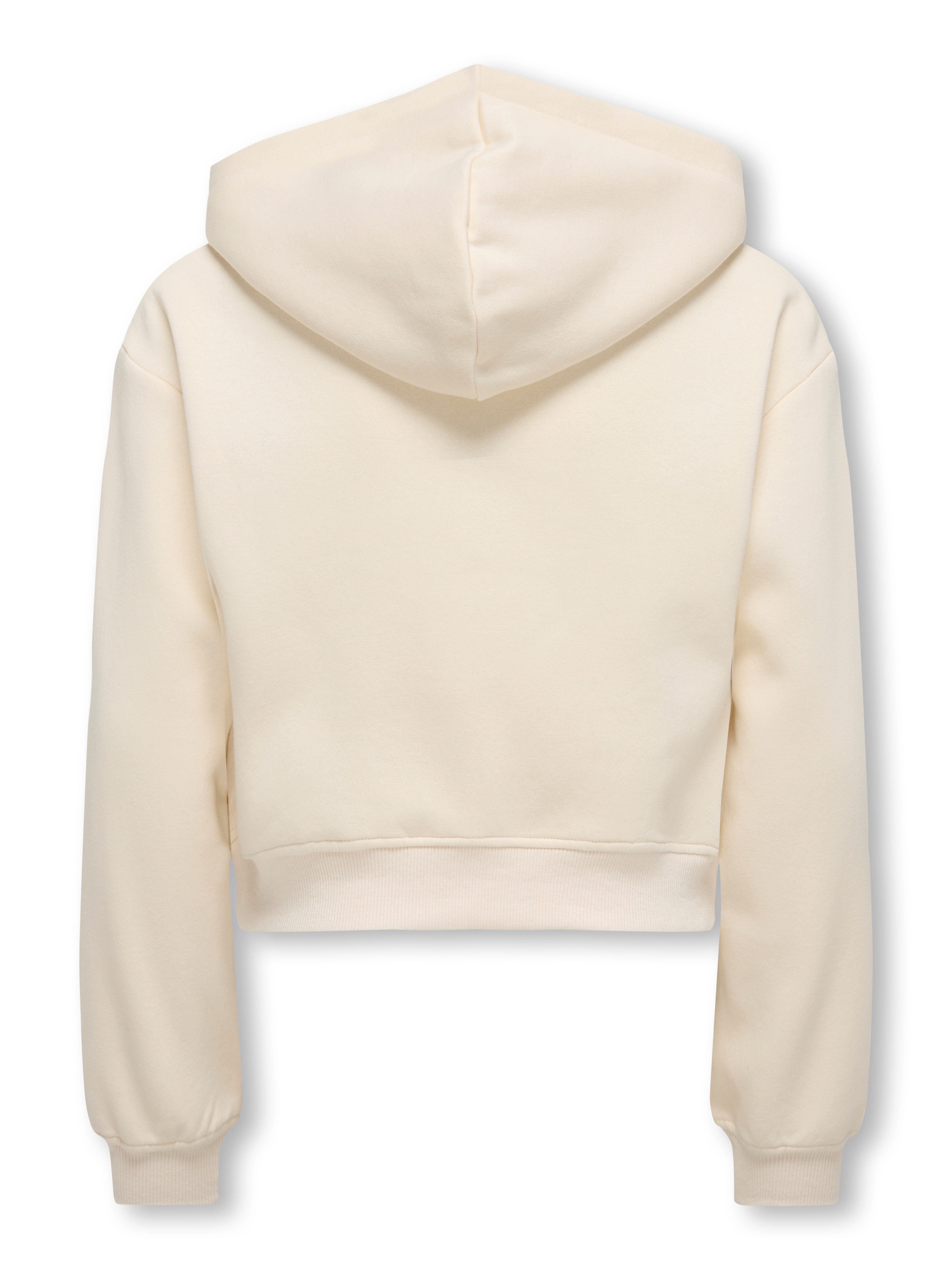 KIDS ONLY Kapuzensweatshirt KOGSWEAT L/S HOODIE SHORT SWT NOOS Baumwollmischung, loose fit