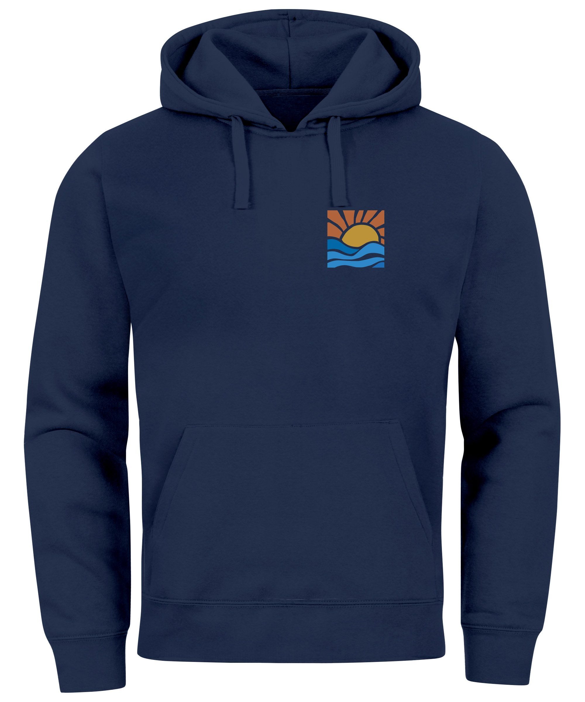 Neverless Hoodie Hoodie Herren Logo Print günstig online kaufen