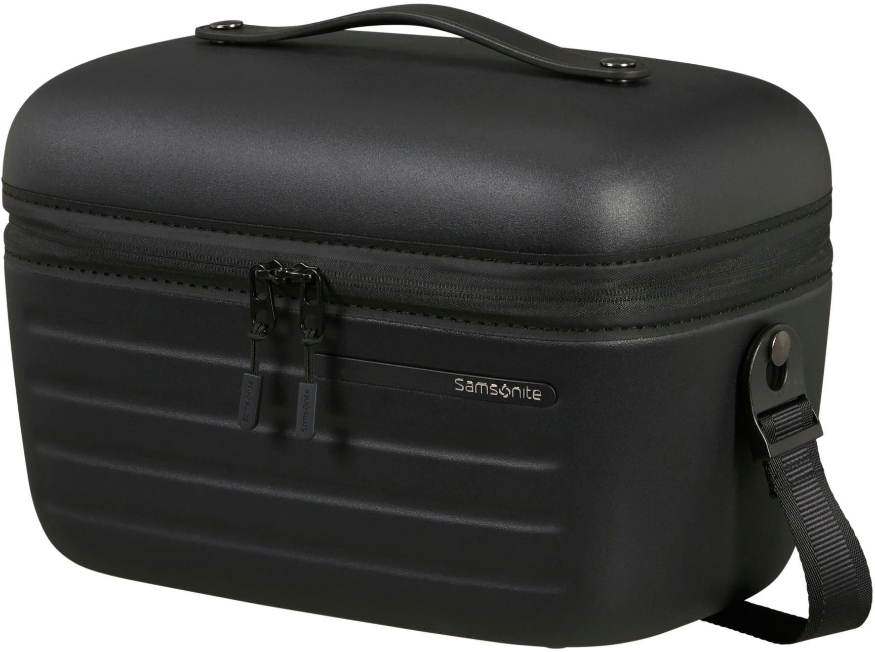 Samsonite Beautycase STACKD Beauty Case, black, 25 cm, Beauty-Bag Beautybox Schminketui Kosmetikbox