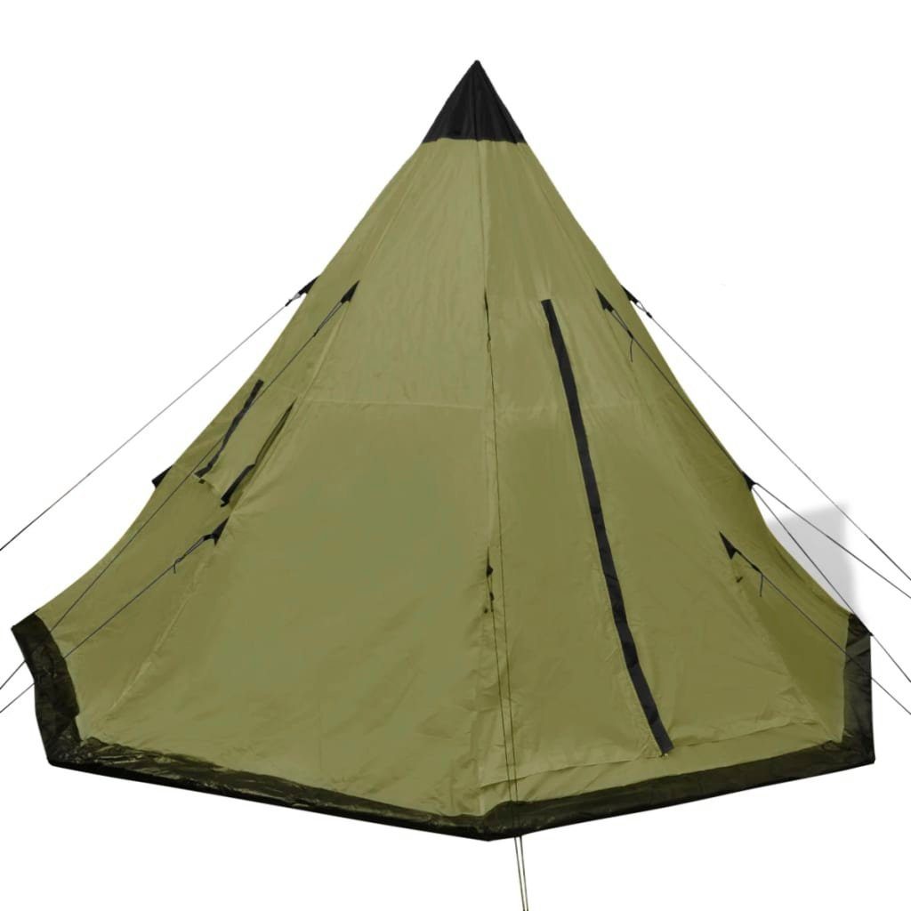 290x270x225 Campingzelt DOTMALL grün 4 für Personen,Gr. cm, Tipi-Zelt PE-Boden