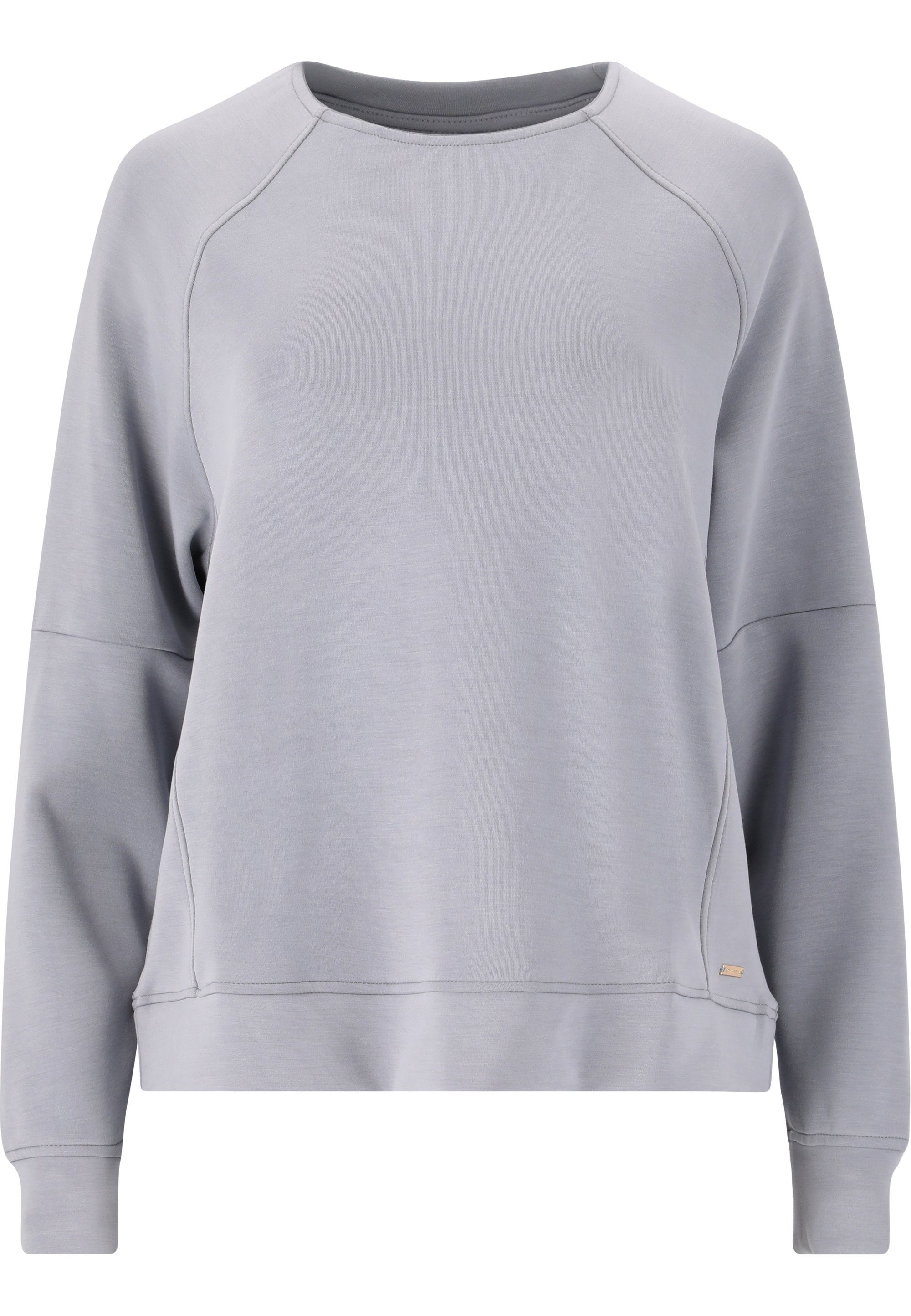 extra Jacey Material ATHLECIA weichem hellblau aus Sweatshirt