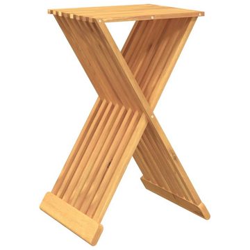 vidaXL Hocker Klapphocker 40x32,5x70 cm Massivholz Teak (1 St)