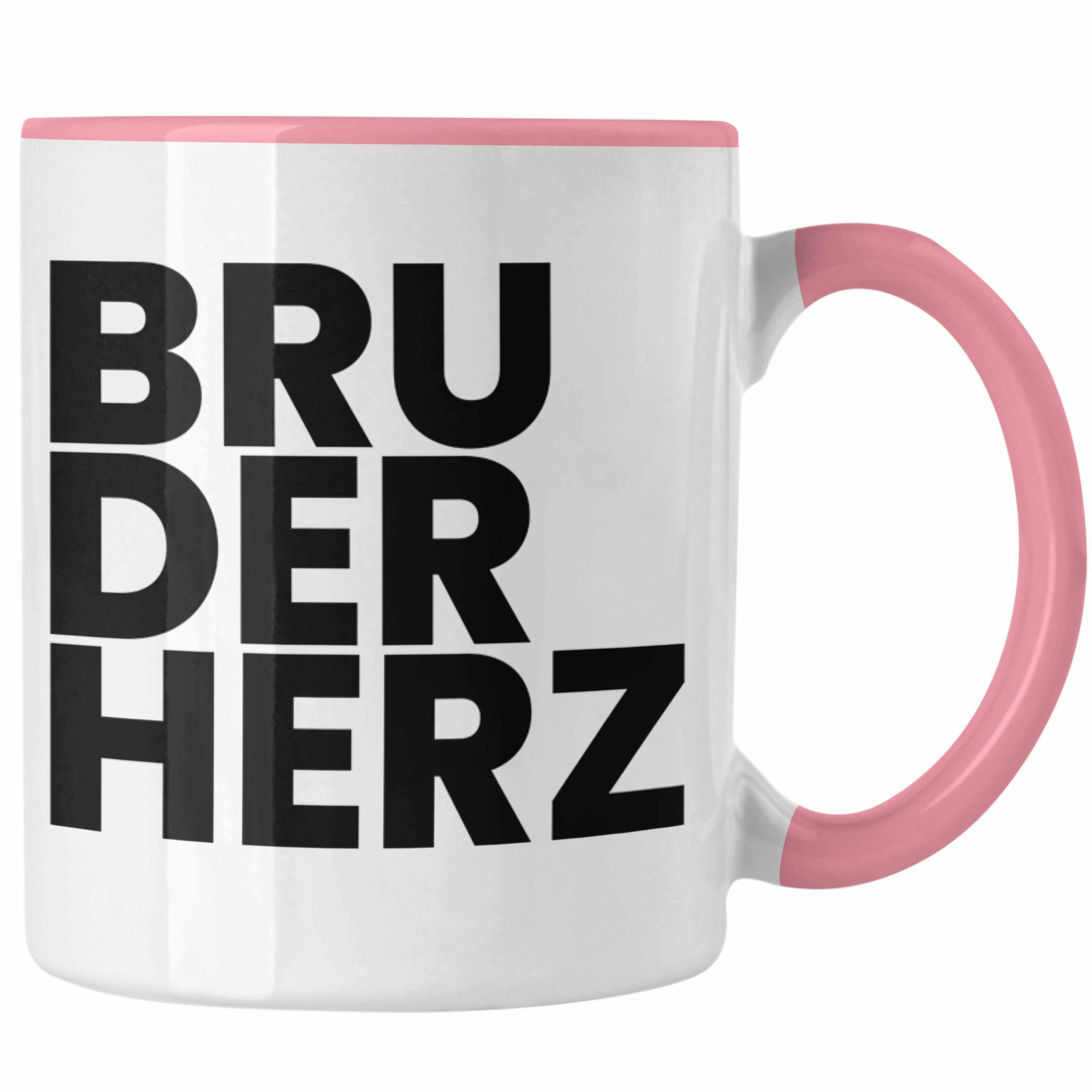 Super Schnäppchenkauf! Trendation Tasse Trendation Bruder Bester - Geburtstag Rosa Weihnachten Geschenkideen Erwachsen Bruderherz Lustig Tasse Geschenk