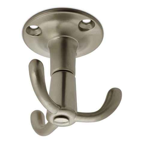 SO-TECH® Klapphaken Drehhaken TROMSO 53 x 50 mm Sockel Ø 40 mm 3-fach Haken aus Aluminium, (1-St), 3-fach Haken aus Aluminium