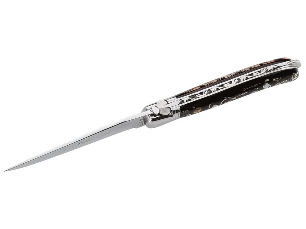 Fontenille Pataud Taschenmesser Taschenmesser Laguiole NATURE Kunstharz Uhrwerk