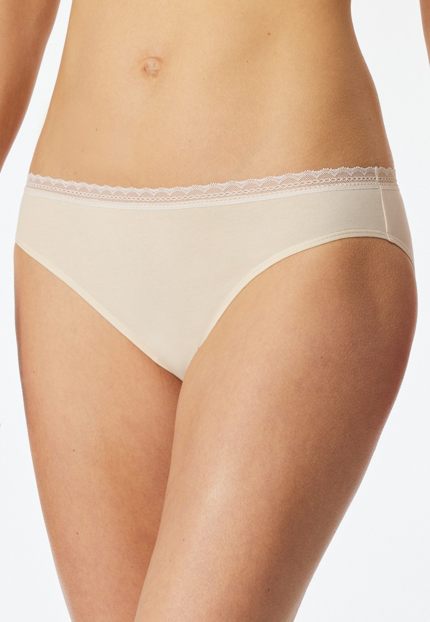 Schiesser Rioslip Modern Multipacks (3er Pack) Spitzenbänder, Baumwollmischung, Single Jersey