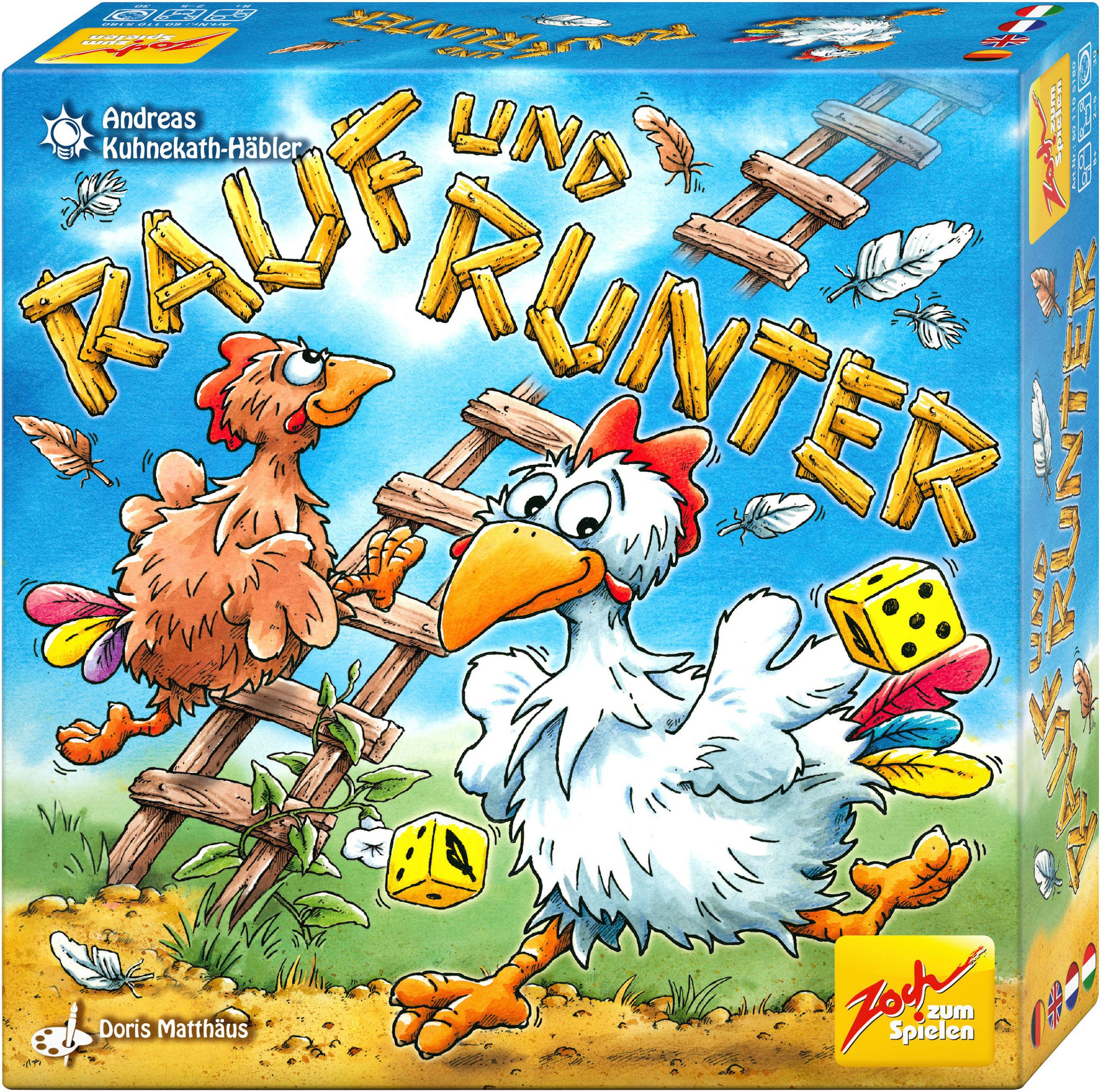 Zoch Spiel Rauf und runter, Familienspiel, Made in Germany