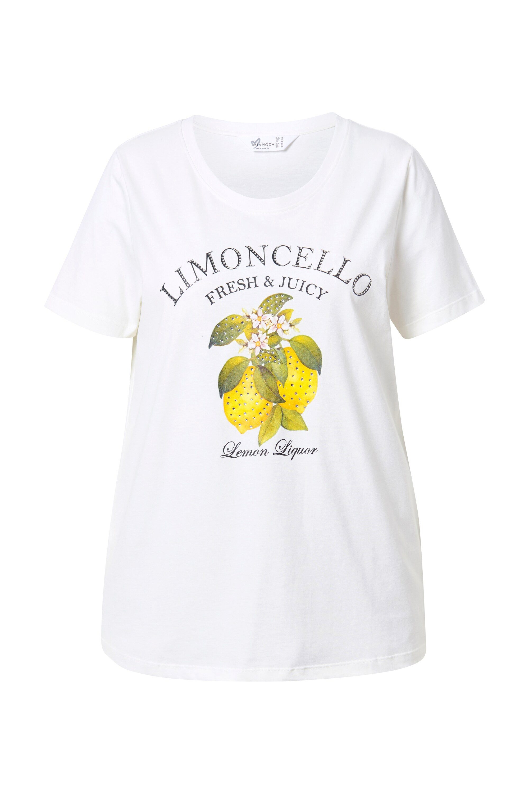 MIAMODA T-Shirt T-Shirt Zitronen-Motiv Halbarm günstig online kaufen