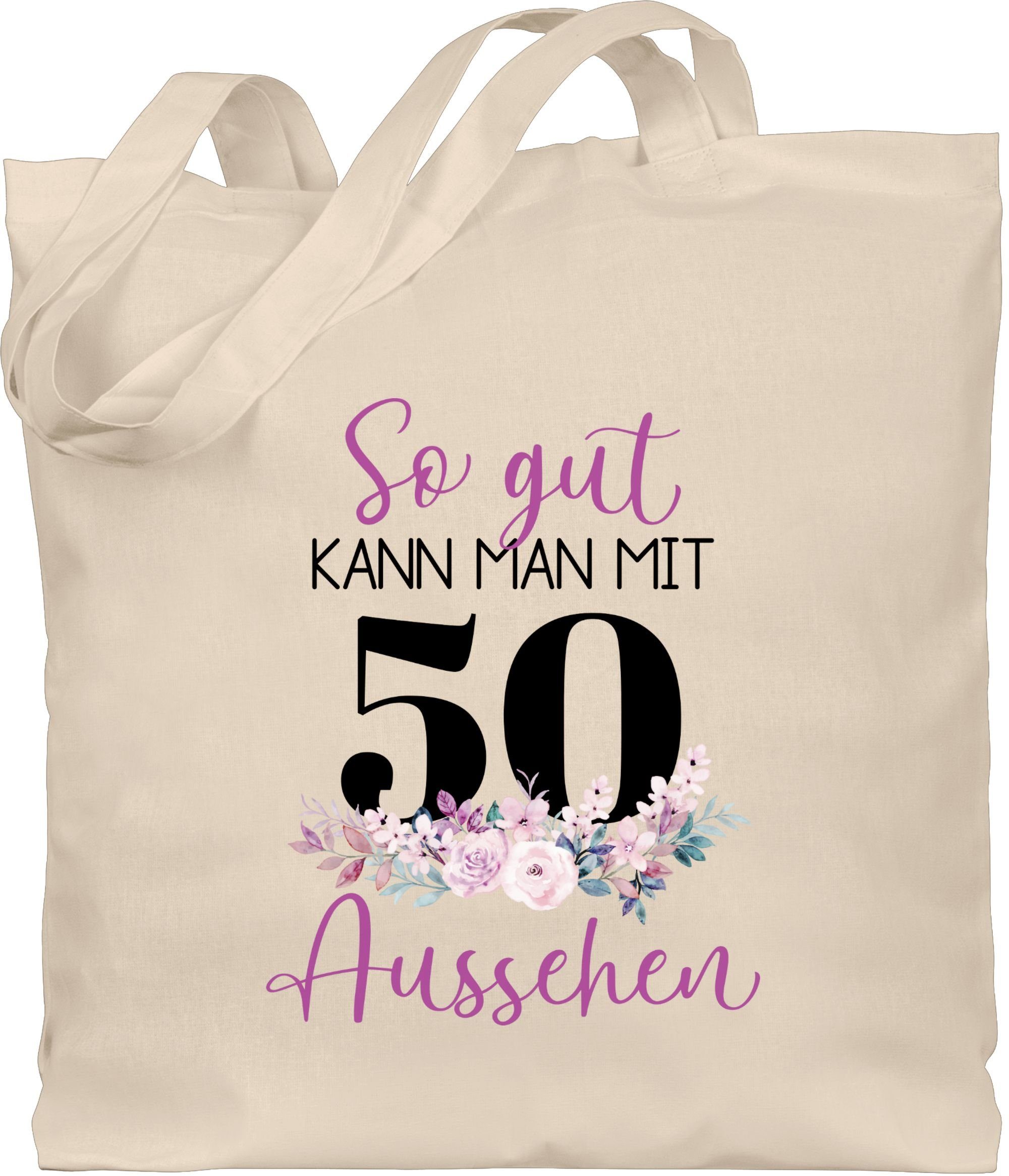 Umhängetasche So gut kann man mit 50 aussehen - Blumenar­ran­ge­ment zum Fünfzigsten