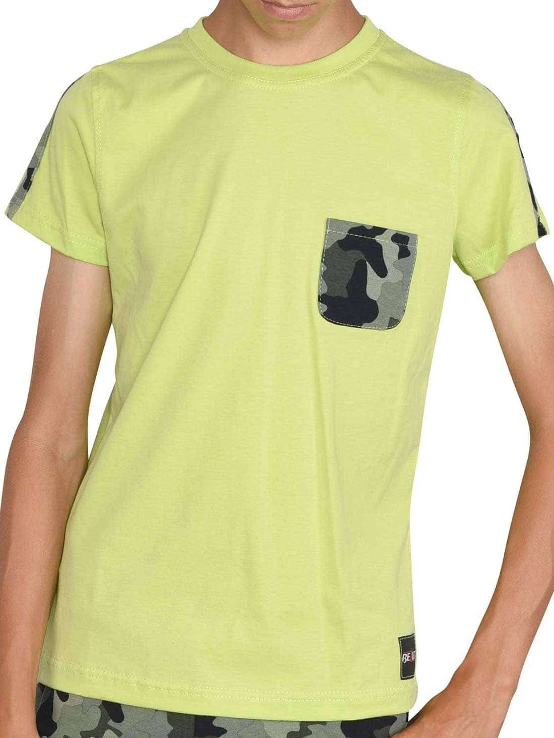 BEZLIT T-Shirt Jungen T-Shirt in vielen Farben (1-tlg) mit Brusttasche
