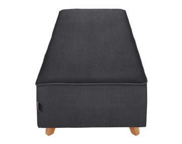 TOM TAILOR HOME Hocker NORDIC CHIC, mit Kedernaht, Breite 137 cm, Füße Buche natur