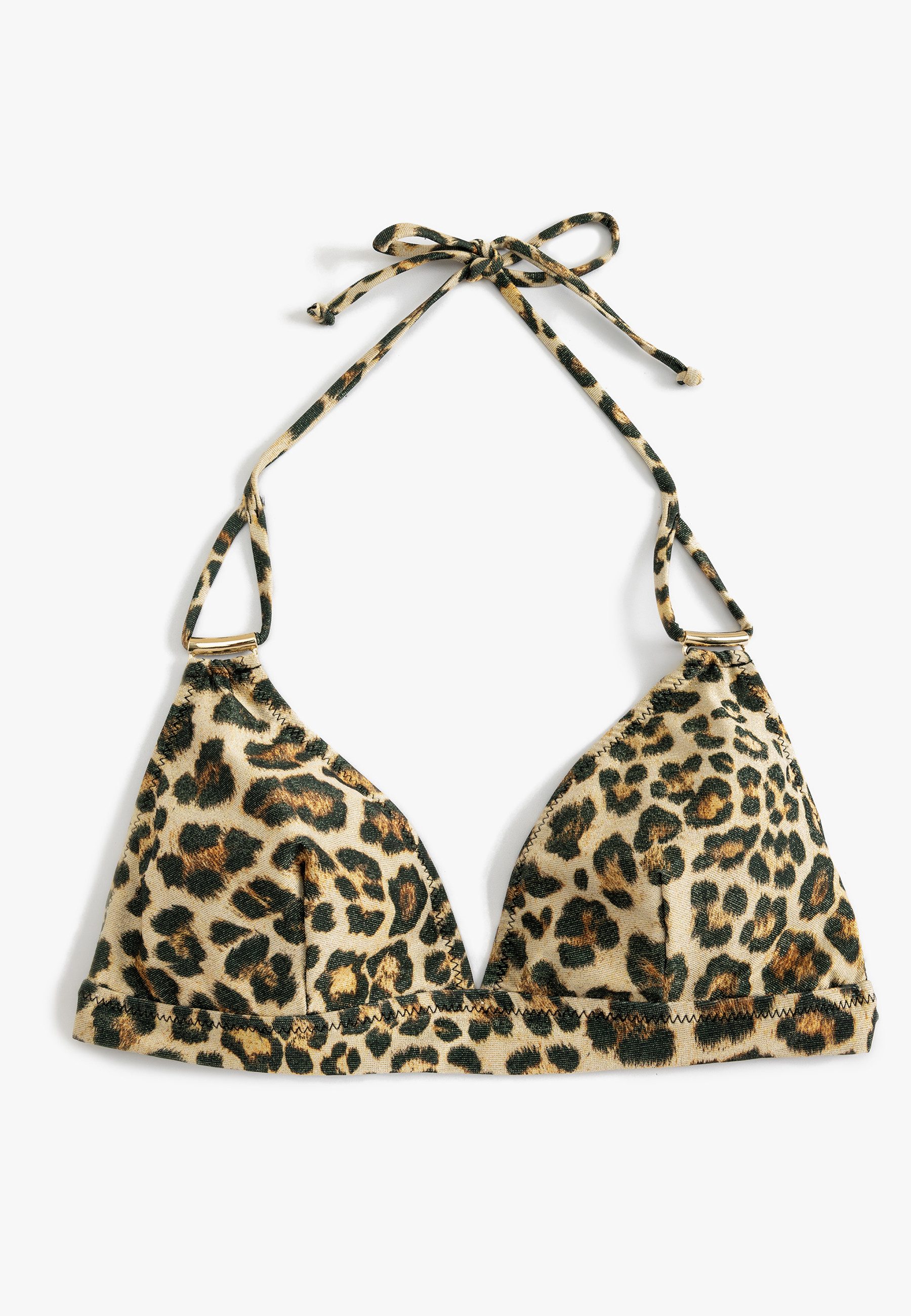 Koton Bustier-Bikini-Top Bralet Bikinioberteil Mit Lurex Detail Bustier-Bikini-Top