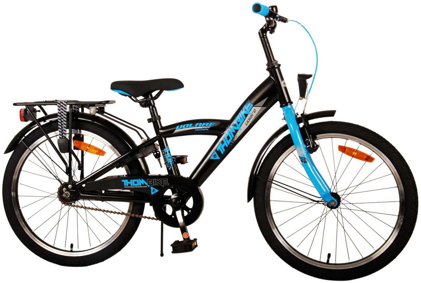 Thumbnail - Volare Kinderfahrrad Kinderfahrrad Thombike für Jungen 20 Zoll Kinderrad in Schwarz Blau