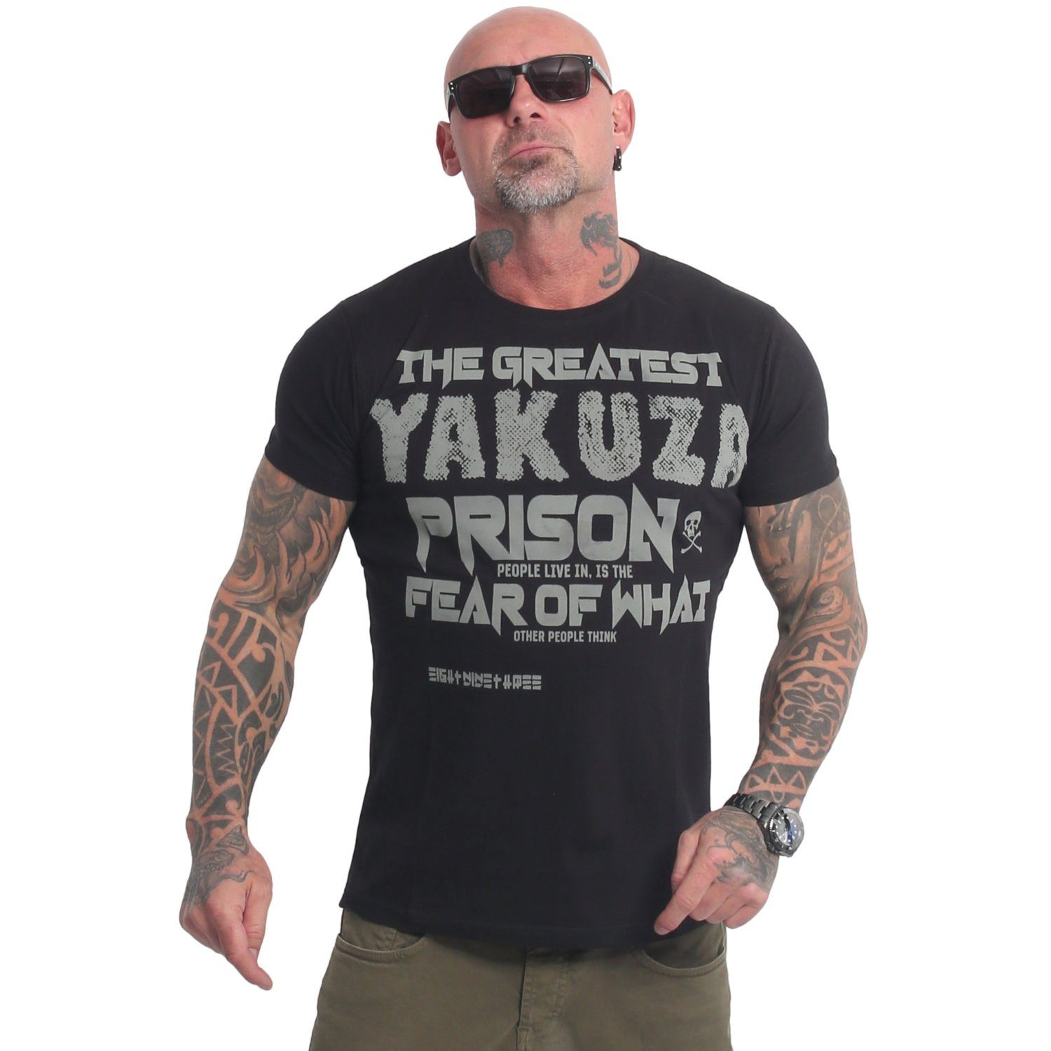 T-Shirt Prison YAKUZA schwarz