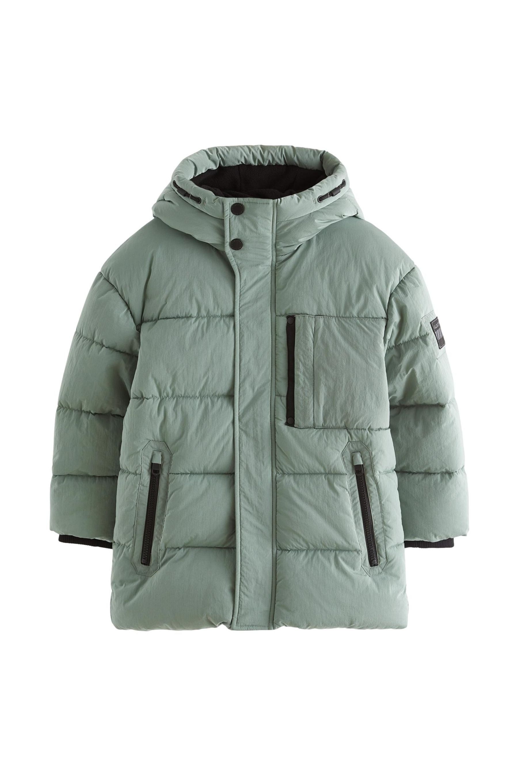 Next Steppjacke Wattierter Puffermantel im Utility-Stil günstig online kaufen