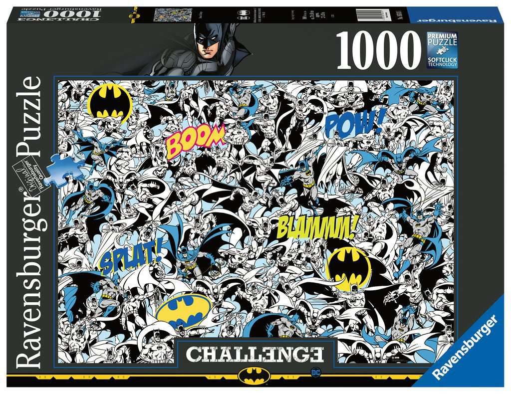 Ravensburger Puzzle Ravensburger 16513 Challenge Batman 1000 Teile Puzzle, 1000 Puzzleteile, Made in Europe