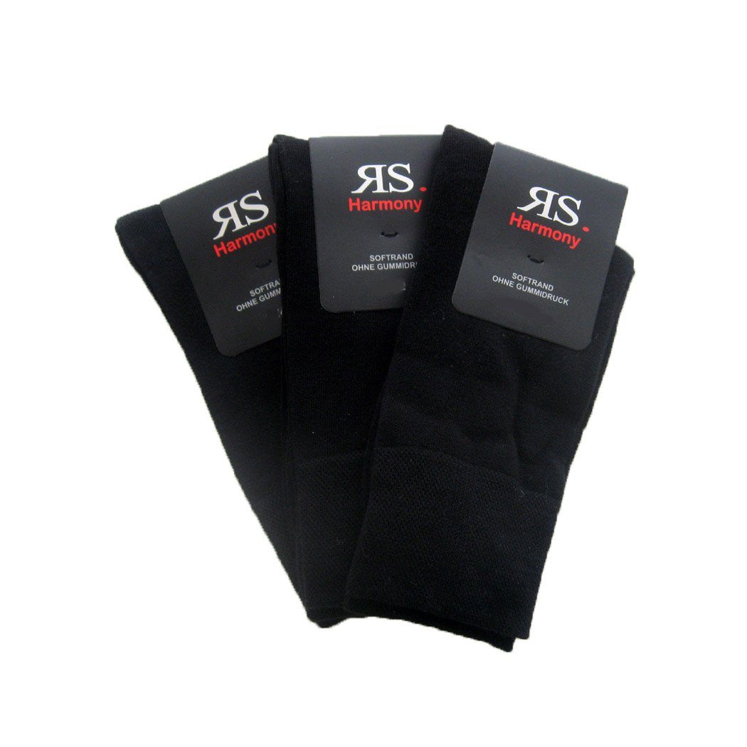 Riese Strümpfe Basicsocken COTTON hautfreundlicher aus Größe (Spar-Pack, - bis 52/54 Baumwolle 3-Paar)