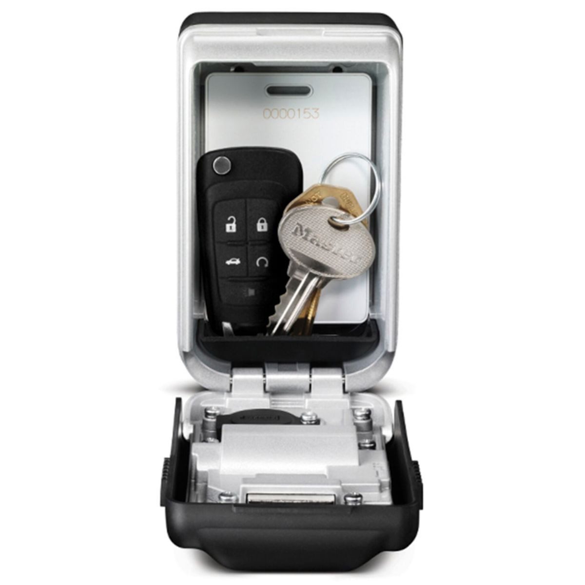 Master Lock Schlüsseltresor + Montageset beleuchtet 5425EURD Diebstahlalarm
