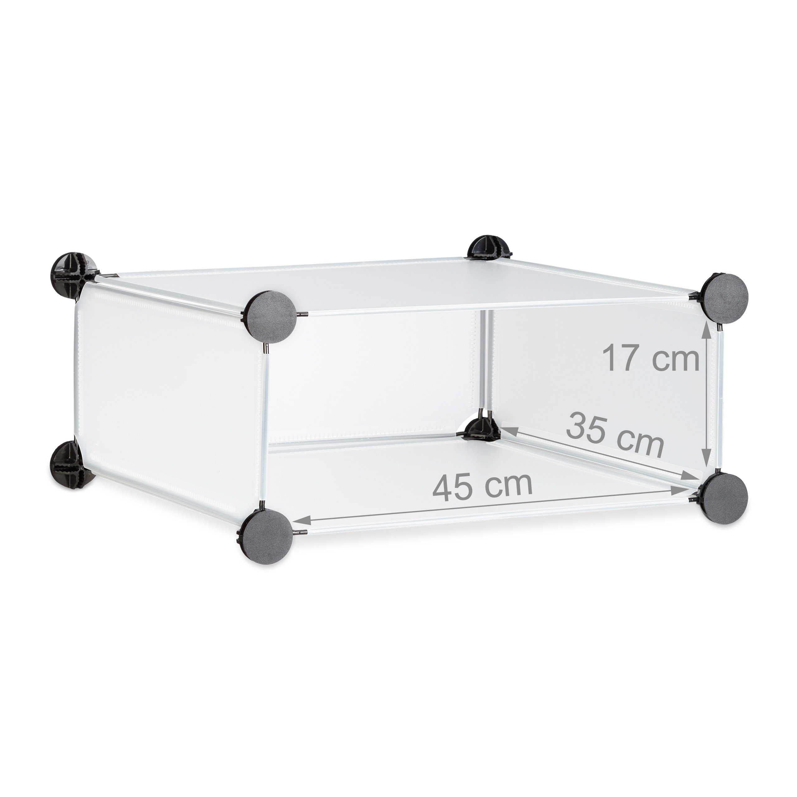 Transparent Transparent relaxdays Silber | transparent mit Schuhschrank Fächern 10 Schuhschrank Schwarz