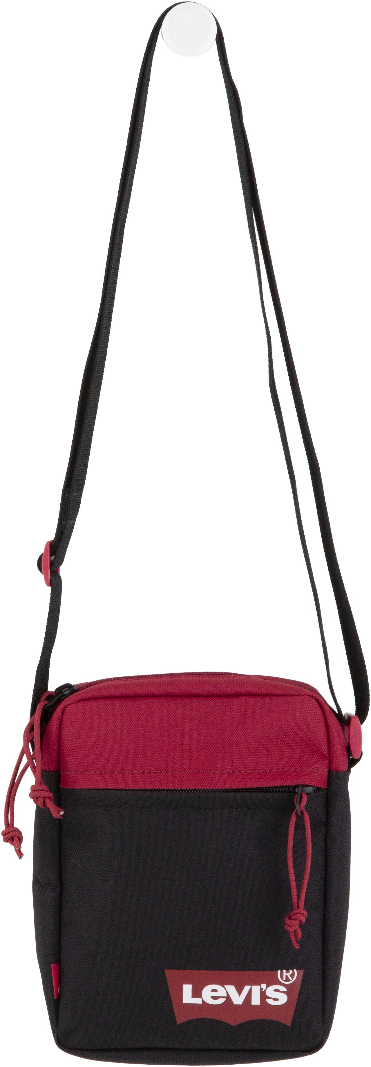Levi's® Umhängetasche MINI CROSSBODY SOLID (RED BATWING), modische Mini Bag Schultertasche