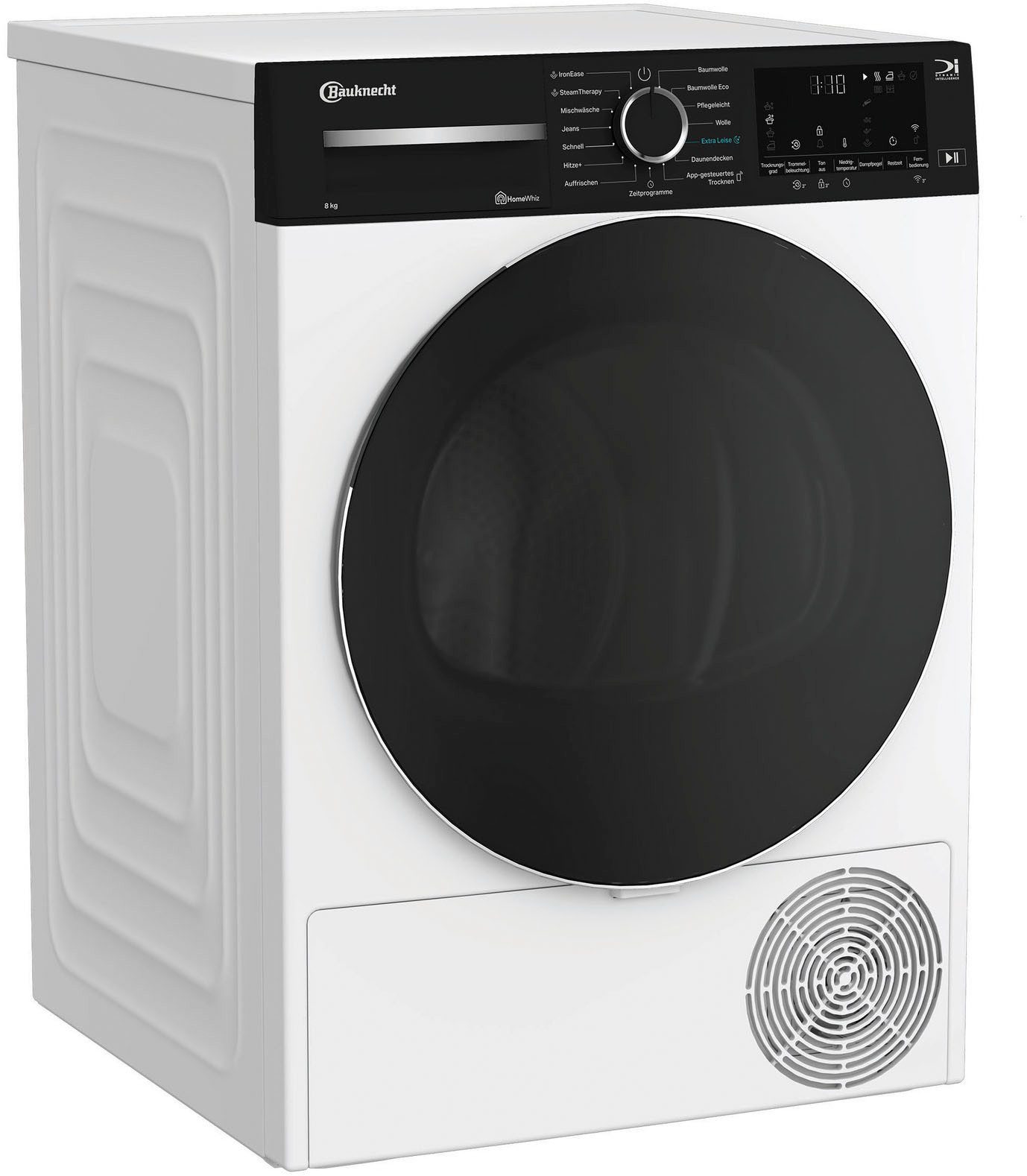 BAUKNECHT Wärmepumpentrockner BT 87A WB, IronEase – Bügelfrei auf Knopfdruck