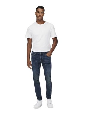ONLY & SONS Skinny-fit-Jeans ONSWARP SKINNY BLUE MA 9809 mit Stretch