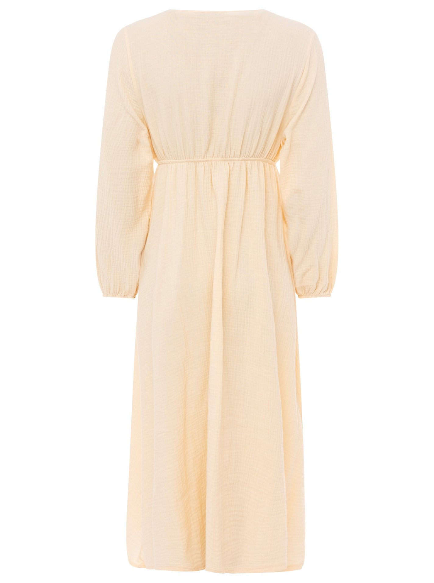 Zwillingsherz Maxikleid Maxikleid Baumwolle Musselin