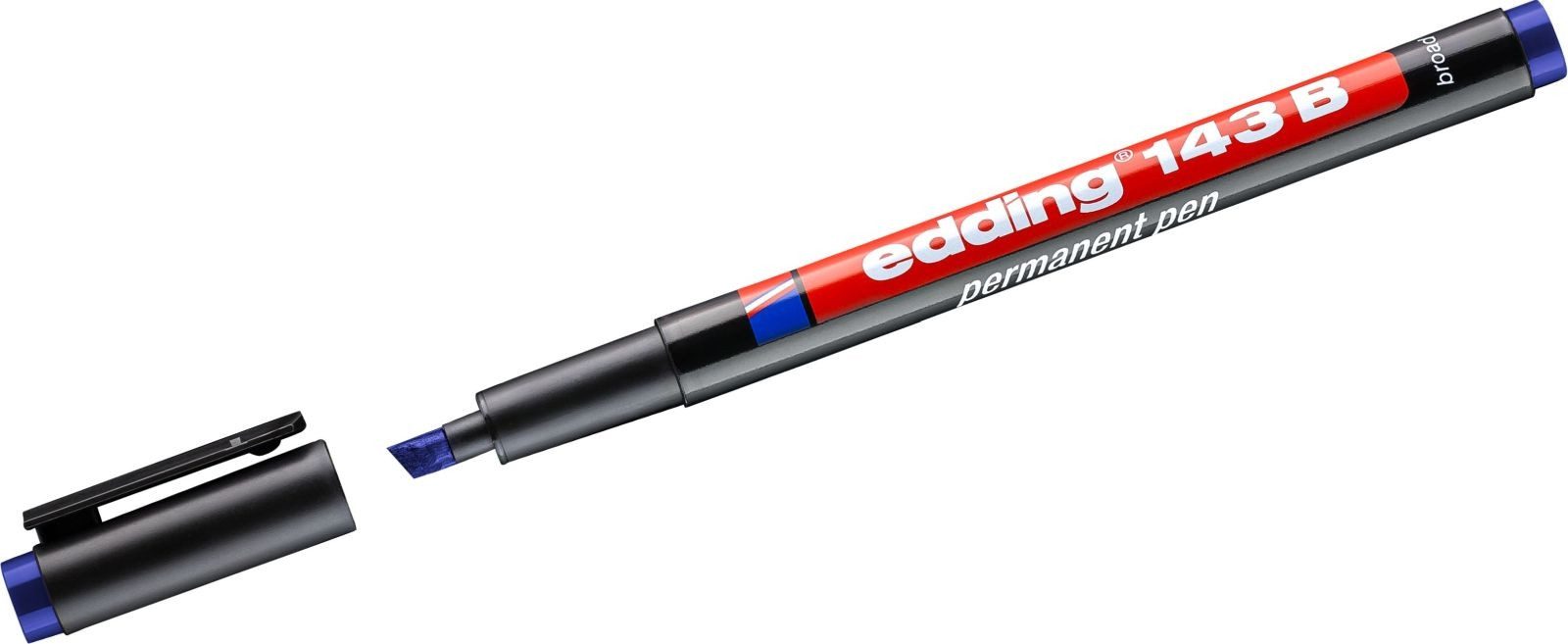 edding Folienstift Permanent Pen edding 143 B 1-3mm blau