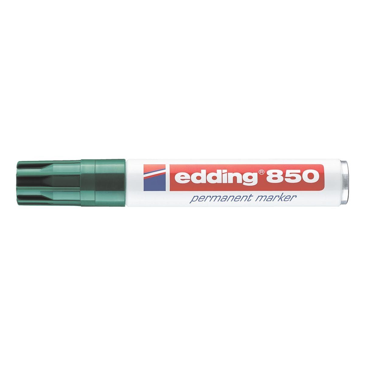 edding Permanentmarker 850, (1-tlg), wisch- wasserfest grün und