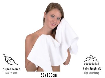Betz Handtuch Set 10-TLG. Handtuch-Set Palermo Farbe weiß, (Set, 10-St)