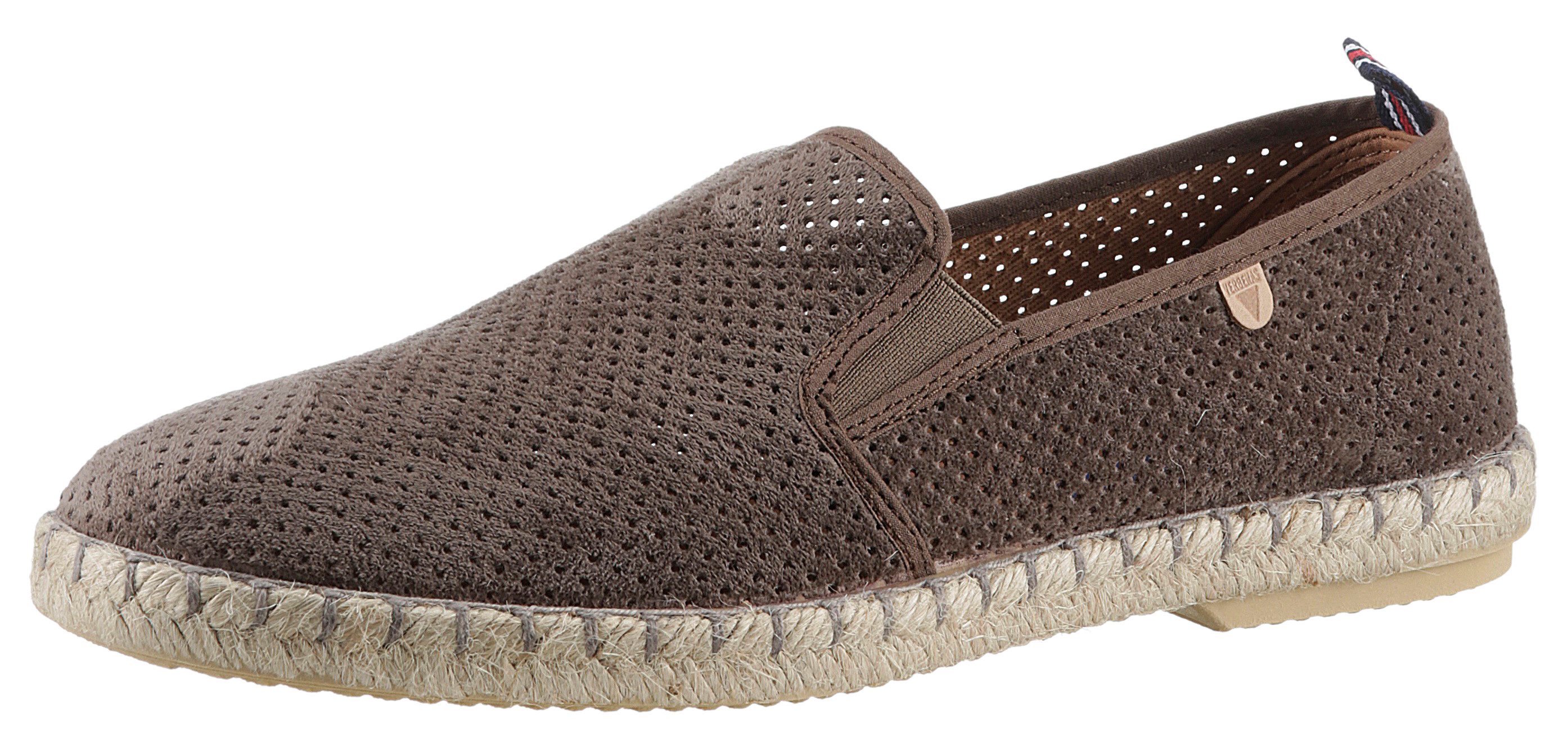 VERBENAS Tom Pacific Espadrille, Loafer, Slipper, Sommerschuh, Strandschuh mit Stretcheinsätze