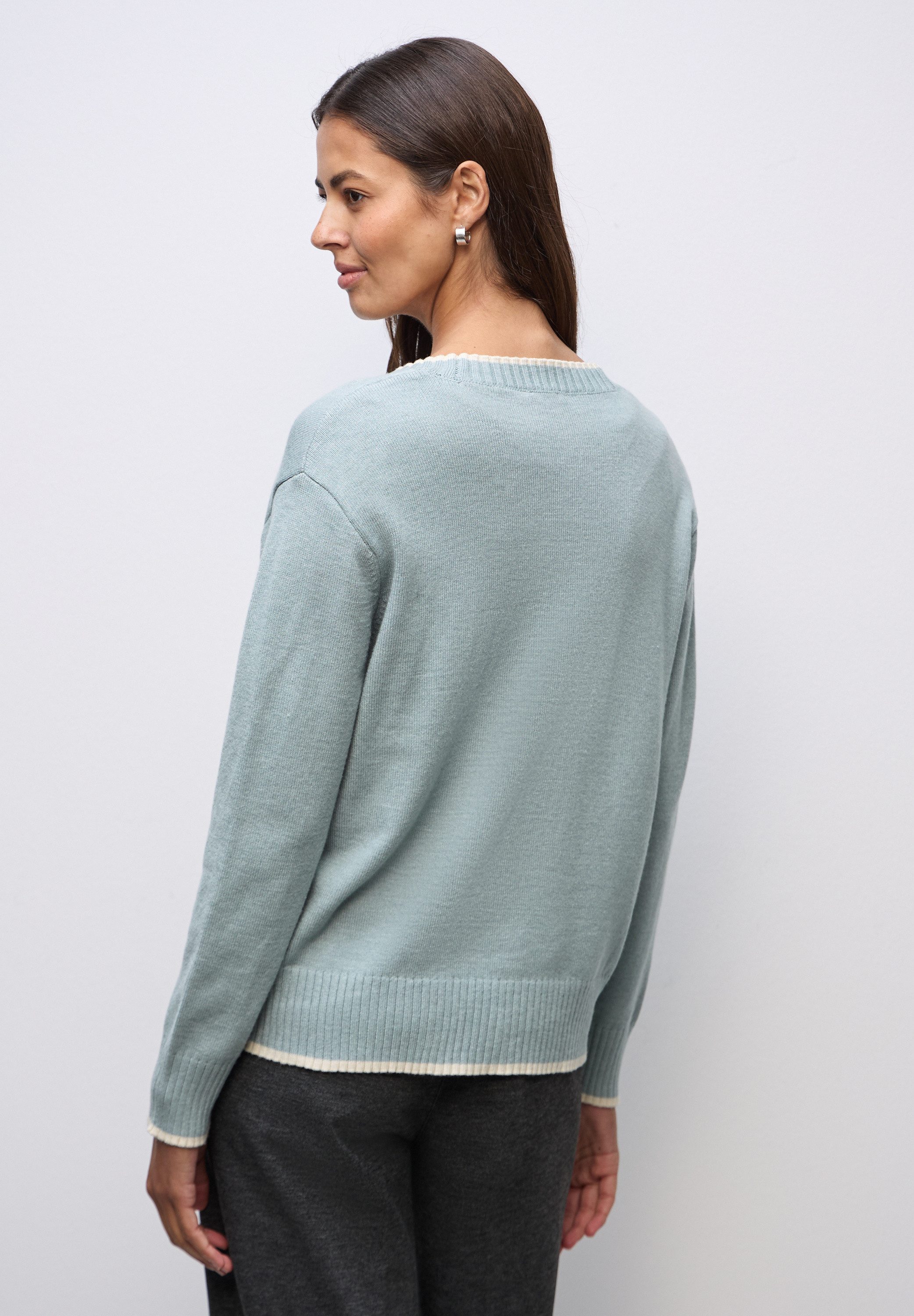 STREET ONE Cardigan mit V-Ausschnitt günstig online kaufen