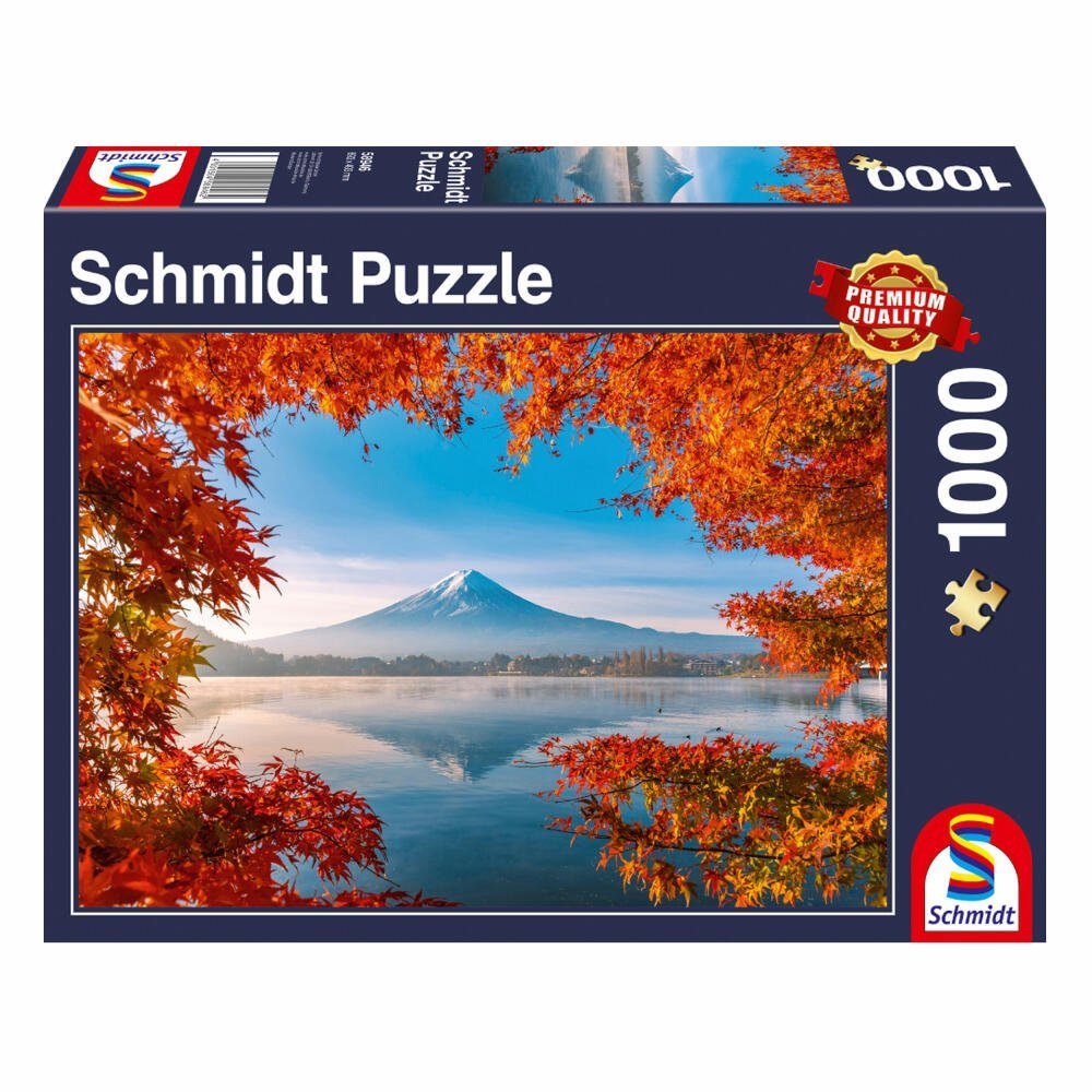 Schmidt Spiele Puzzle Herbstzauber am Fuji, 1000 Puzzleteile