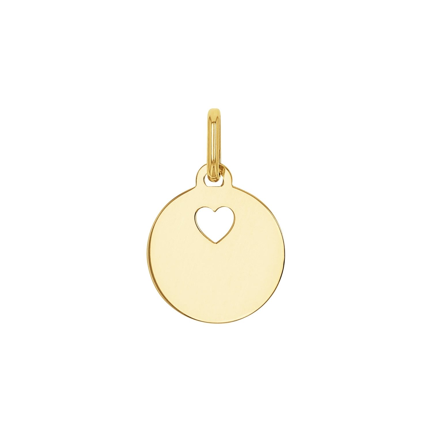 Amor Kettenanhänger Amor Motivanhänger für Damen, Gold 375, Herz (Motivanhänger, 1-tlg)