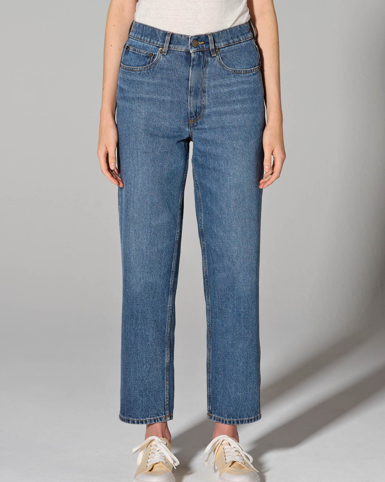 HempAge Bequeme Jeans Highrise Jeans Hanf/Biobaumwolle None Fit