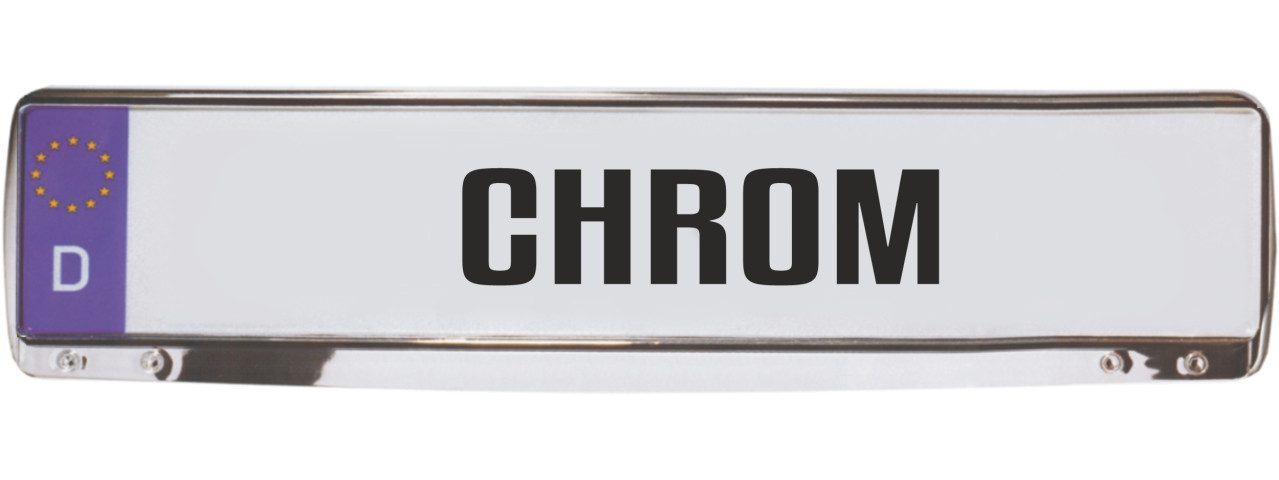 Hermann Schütz Kennzeichenhalter Hermann Schütz Design Kennzeichenrahmen Chrome