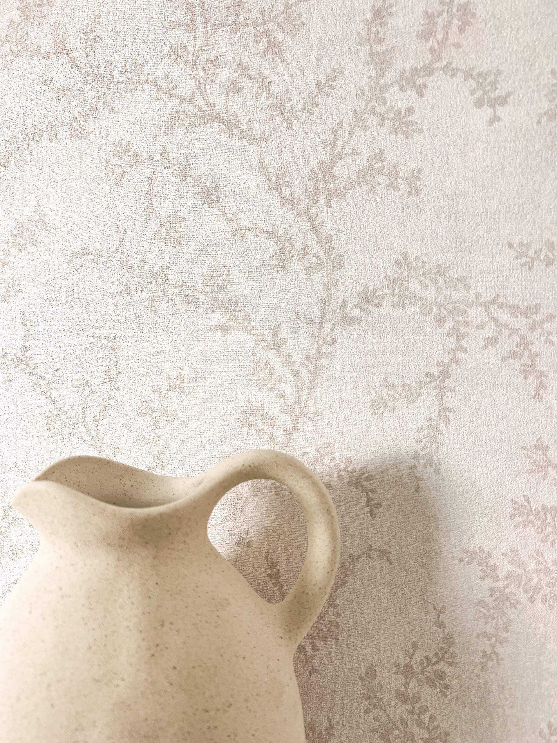 Newroom Vliestapete Eden Creme Tapete Mustertapete Äste, strukturiert, Naturzweige